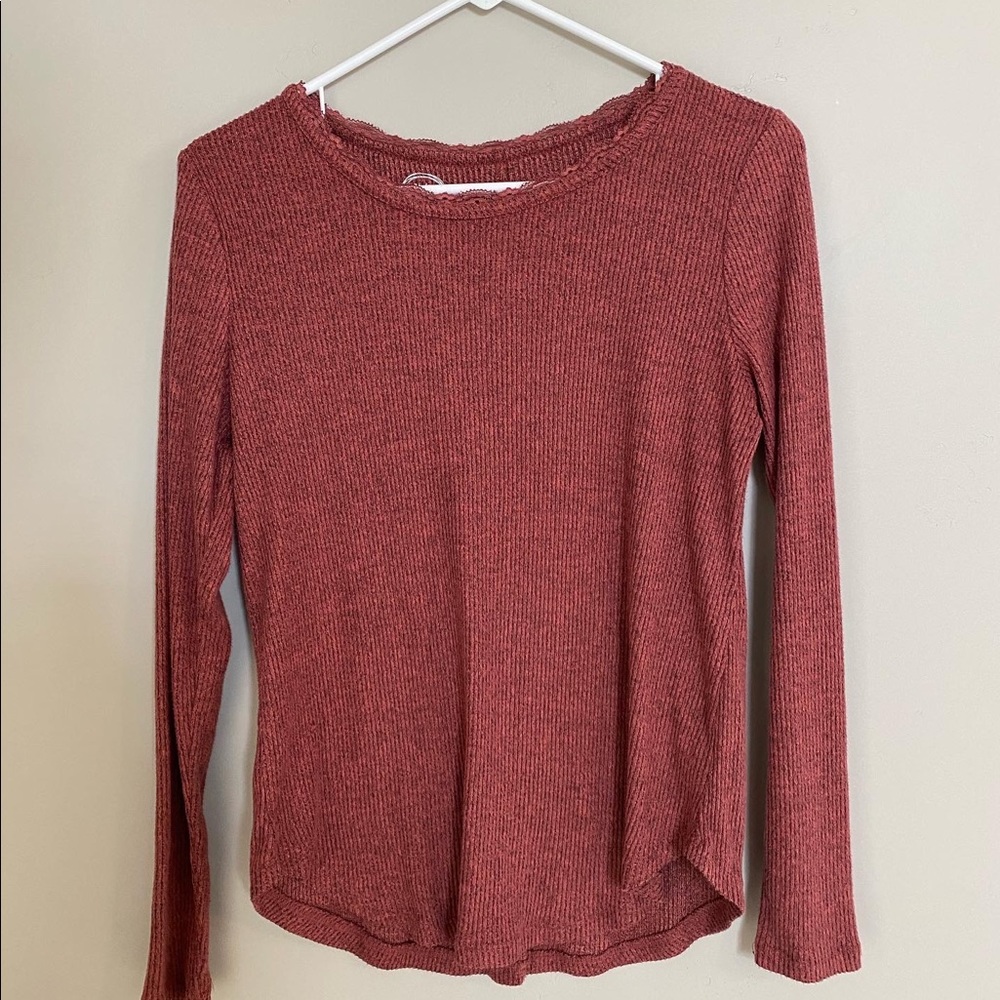 Ribbed long sleeve